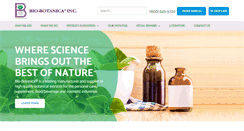 Desktop Screenshot of bio-botanica.com